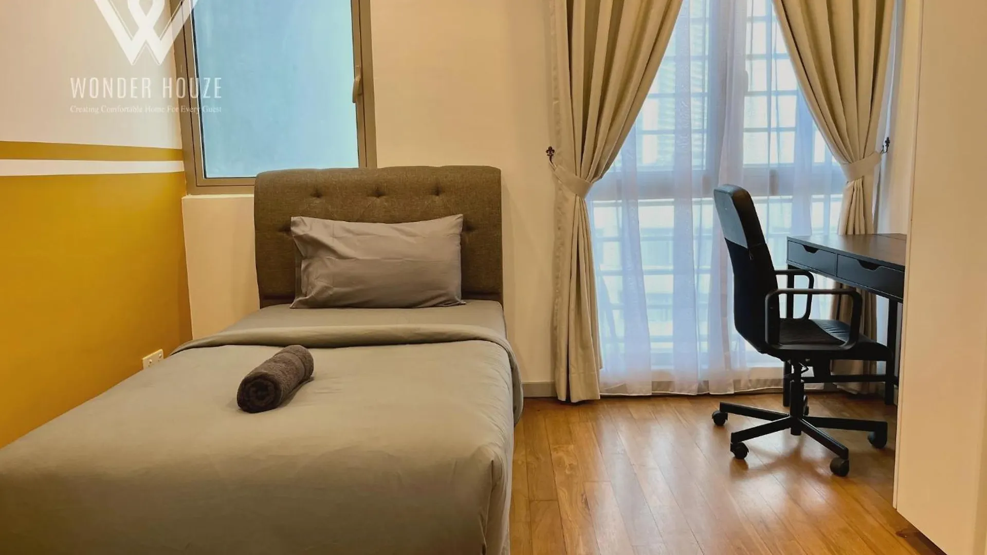 شقة 4Br Stylish Retreat At Myhabitat Near Mrt Station & Klcc كوالالمبور